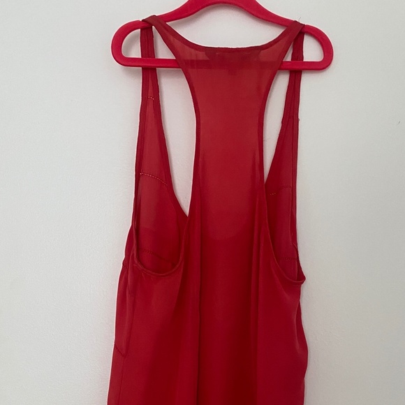 Silk Waverly Camisole in Red - Picture 4 of 4